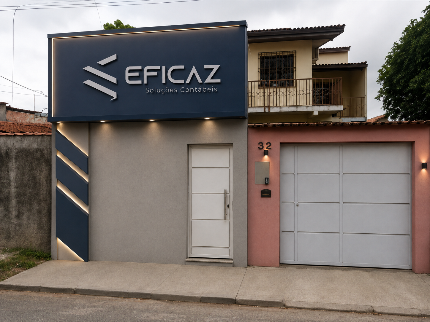 Fachada da Eficaz Soluções Contábeis em Tailândia, Pará